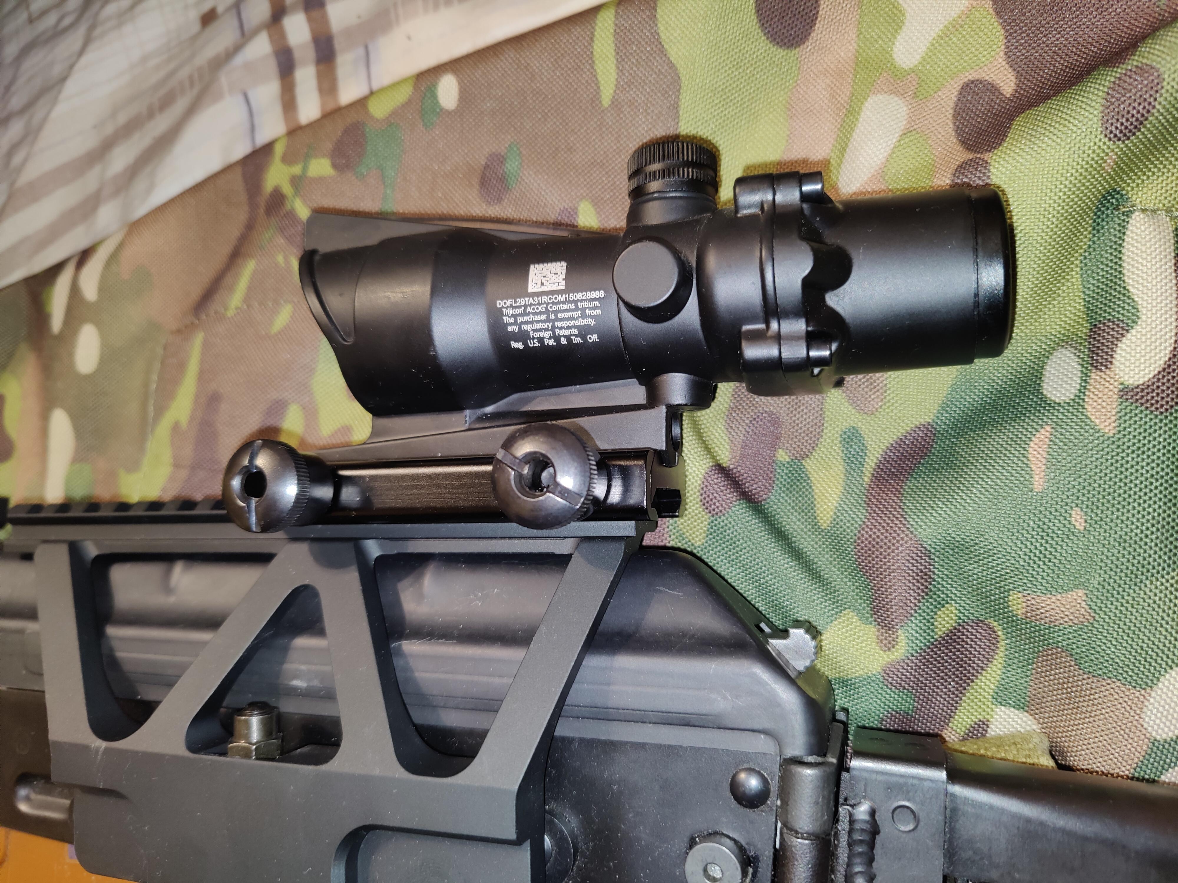 Призматический прицел Trijicon ACOG 4x32, крест, на Weaver (BH-KTR02)  купить в Москве, СПБ, цена в интернет-магазине «Pnevmat24»